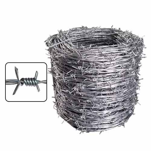 China factory sale high quality 50kg barbed wire / barb wire fence roll