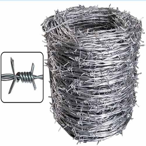 High Quality Anti-Rust 10 Gauge 500 Meters 50Kg Barbed Wire cerca de seguranca de arame farpado