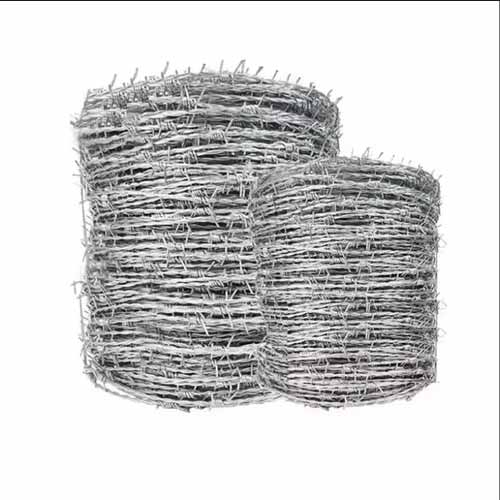 Barbed Wire Fence Double Twisted Galvanized Barbed Wire Fence