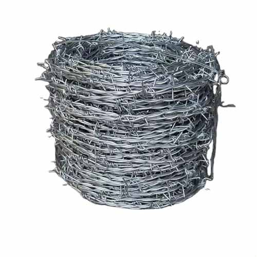 wholesale double strand barb wire mesh hot dipped galvanized barbed wire roll price fence